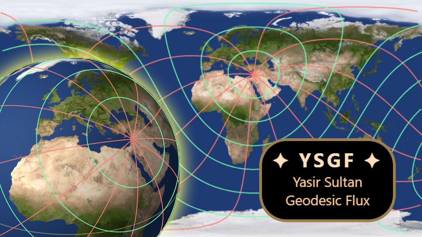 YSGF Geodesic Flux Banner