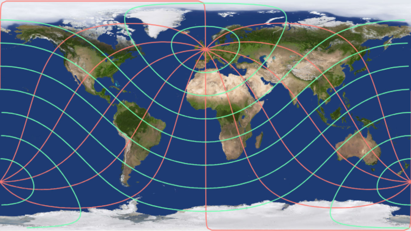 2D YSGF map projection of London